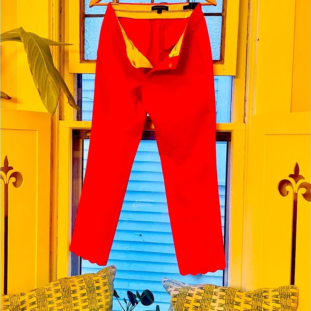 Banana Republic Avery Pants. 
Gorgeous orange ankle boot pants. Size 2